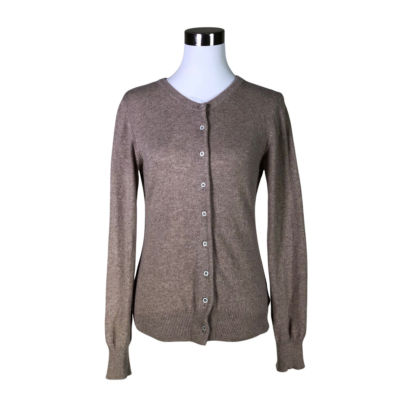 Unisex Soft Goat - Cardigan, size 36 - Brown (1)