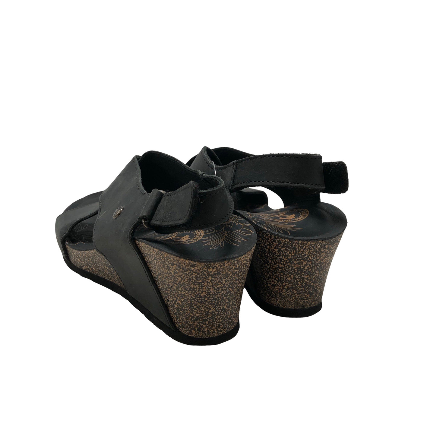 Unisex Panama Jack - Wedge sandals, size 38 - Black (2)