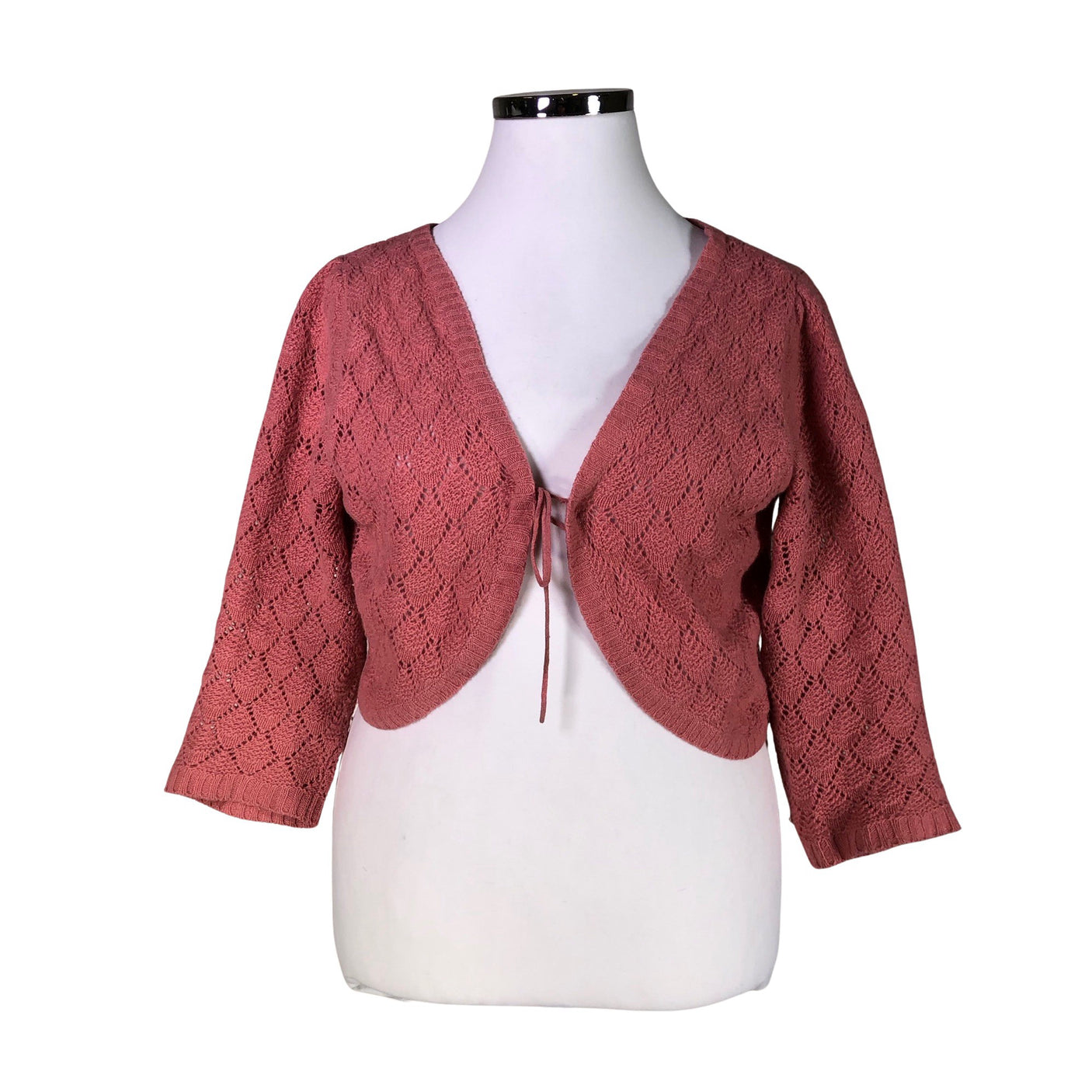 Unisex Nanso - Knit bolero jacket, size 42 - Light pink (1)