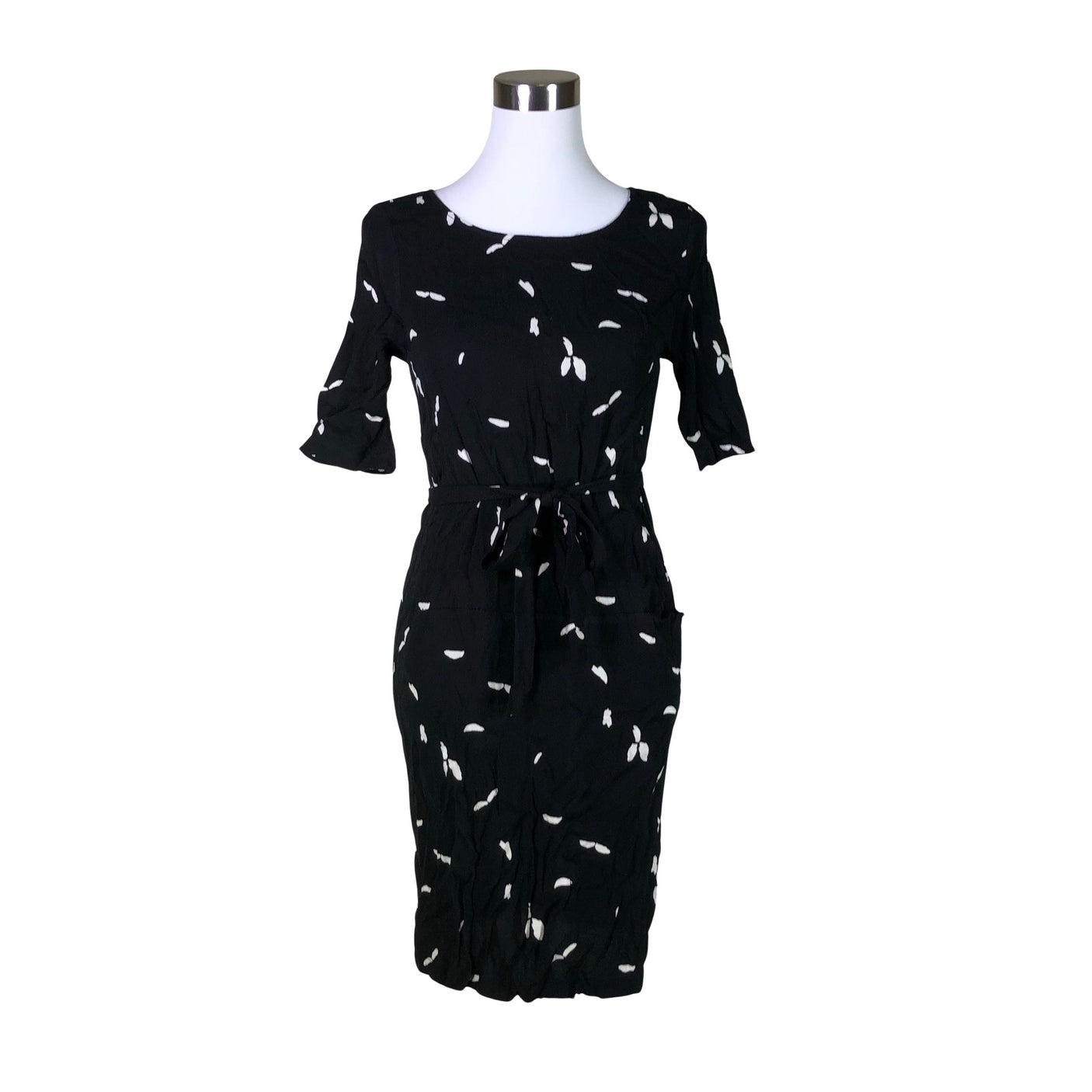 Unisex Selected - Schiffon dress, size 36 - Black (1)