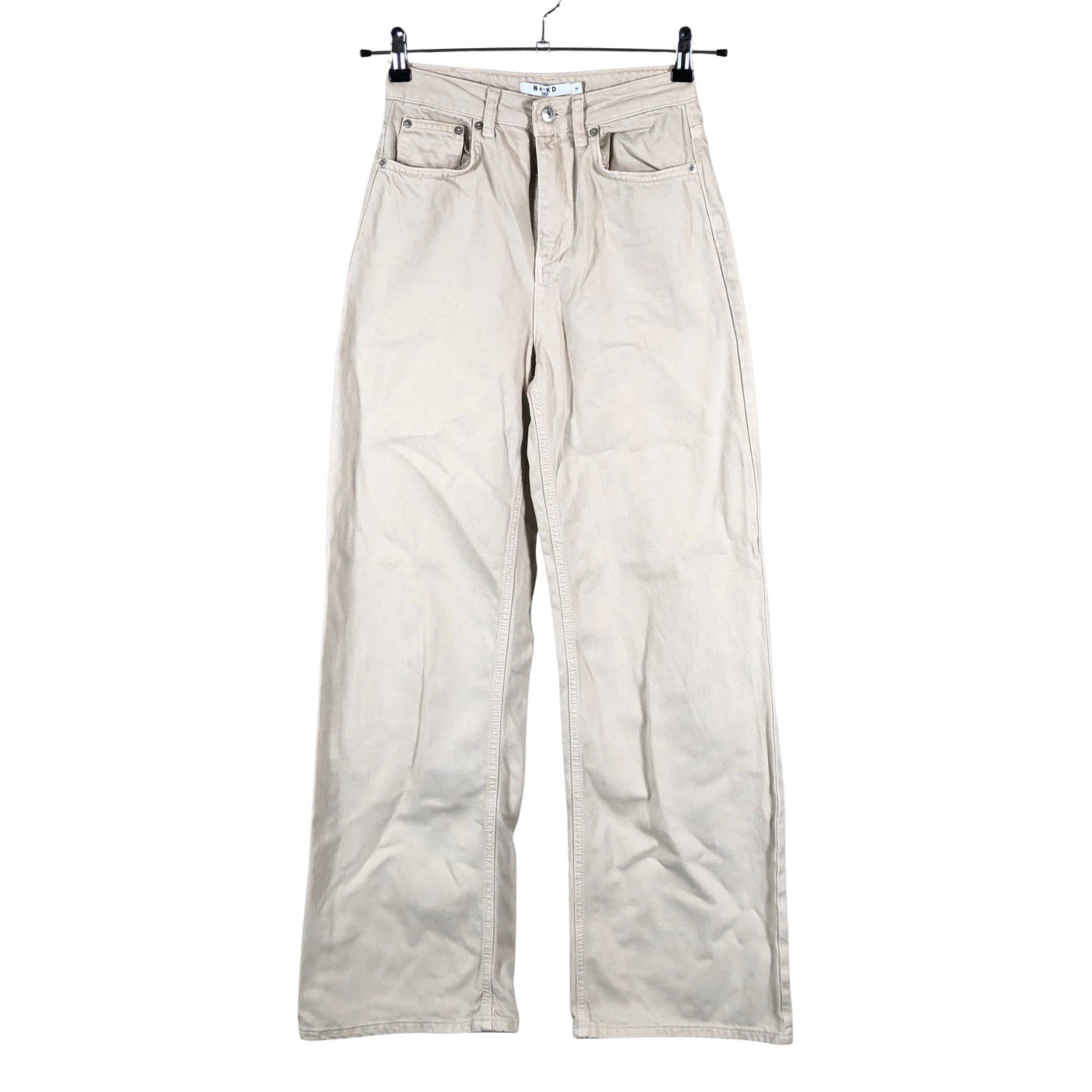 Unisex Na-KD - Jeans, size 34 - Beige (1)