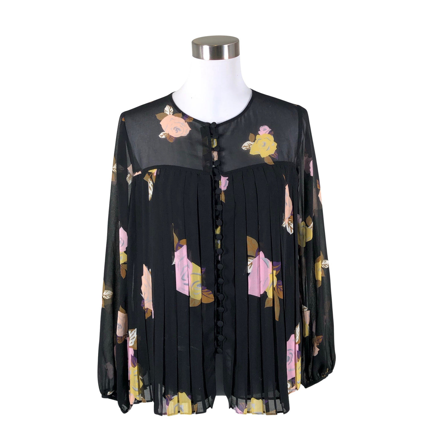 Unisex Massimo Dutti - Blouse, size 38 - Black (1)