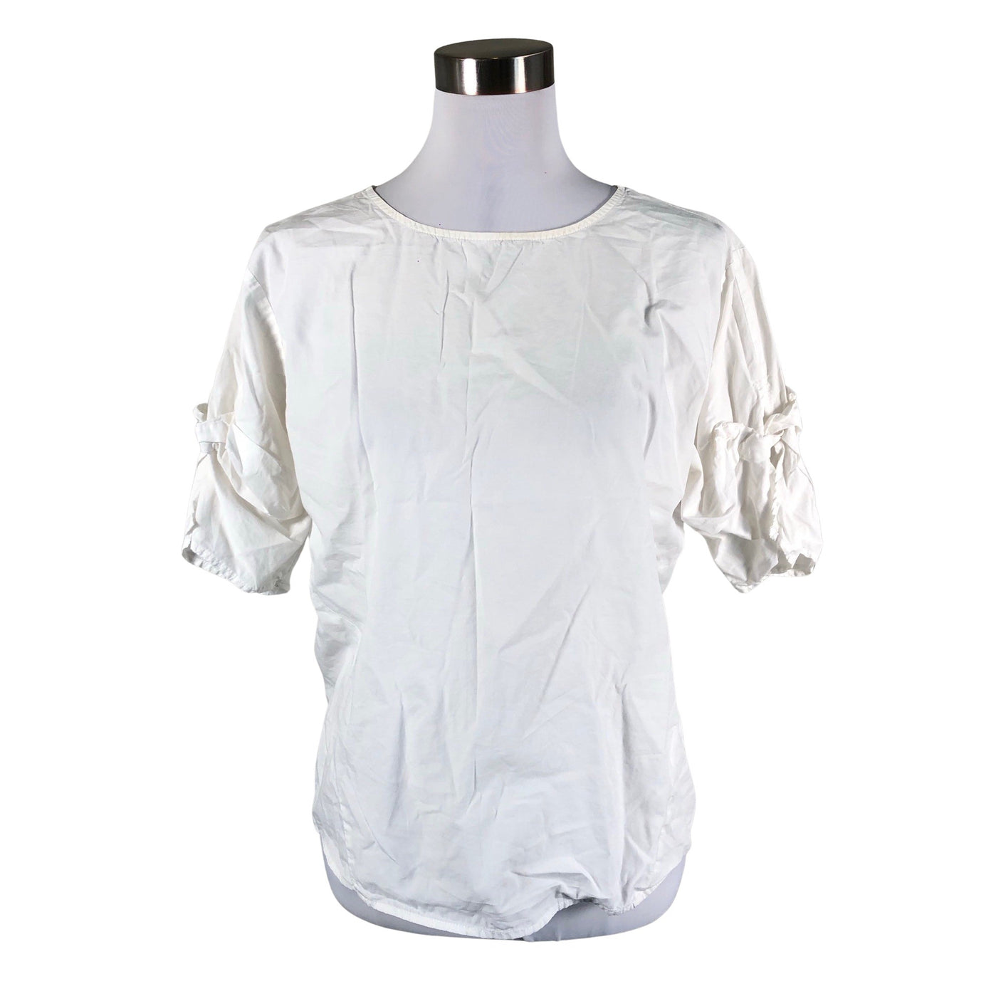 Unisex Yaya - Short-sleeved blouse, size 36 - White (1)