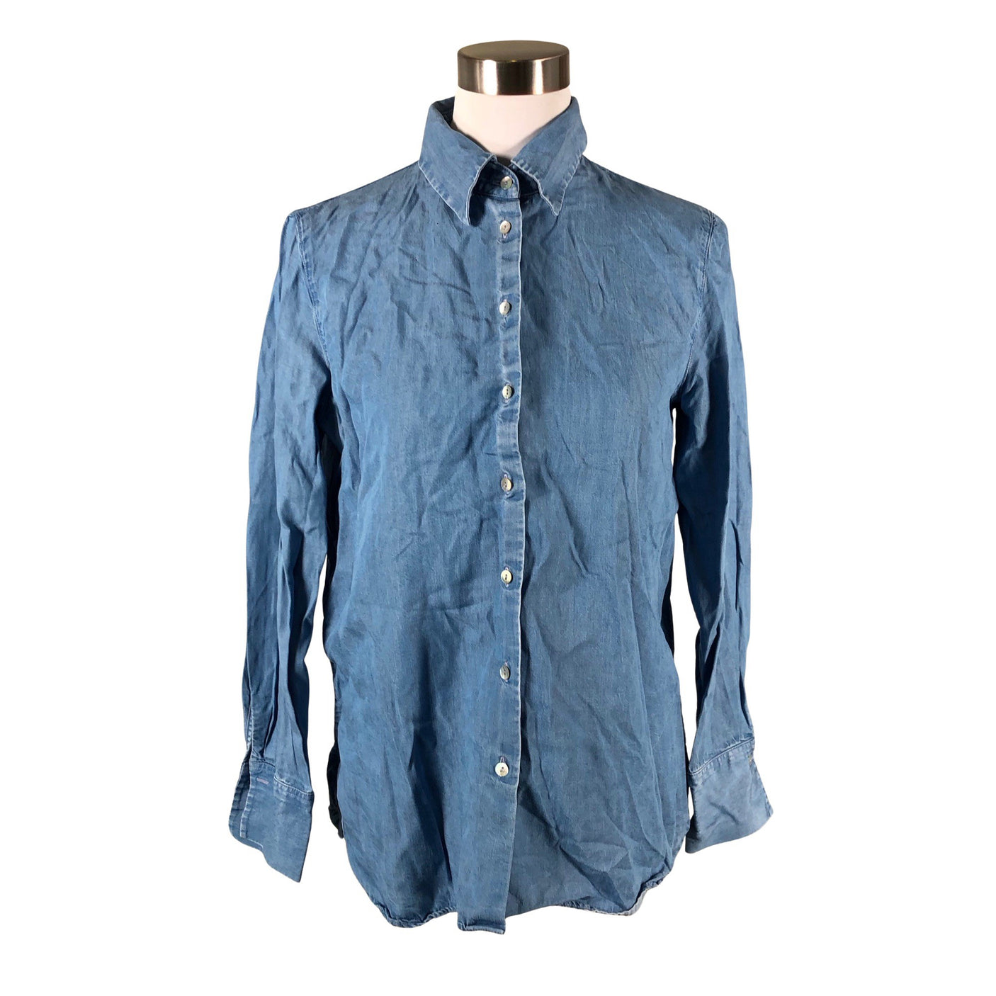 Unisex Massimo Dutti - Denim shirt, size 38 - Light blue (1)