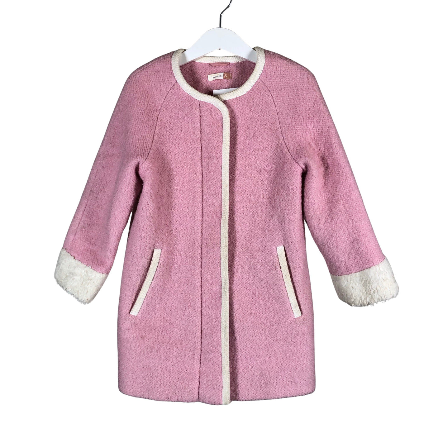 Unisex John Lewis - Wool coat, size 104 - 110 - Light pink (1)
