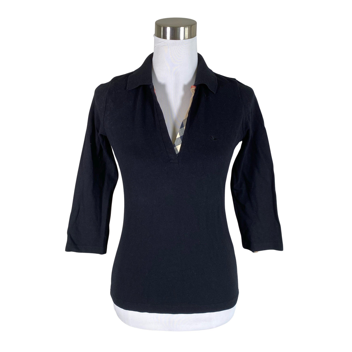 Unisex Burberry - Polo shirt, size 36 - Black (1)