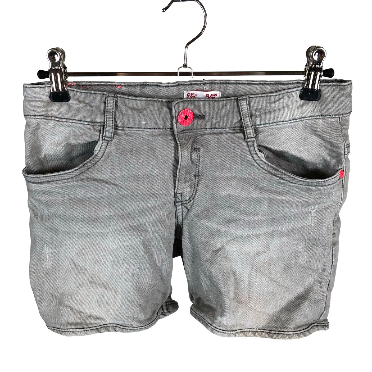 Unisex Du Pareil Au Meme - Denim shorts, size 146 - 152 - Gray (1)