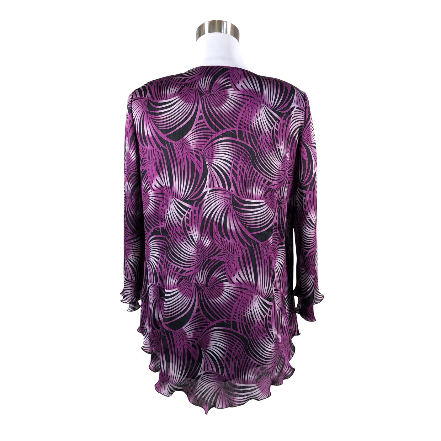 Unisex Shenina - Schiffon tunic, size 40 - Violet (3)