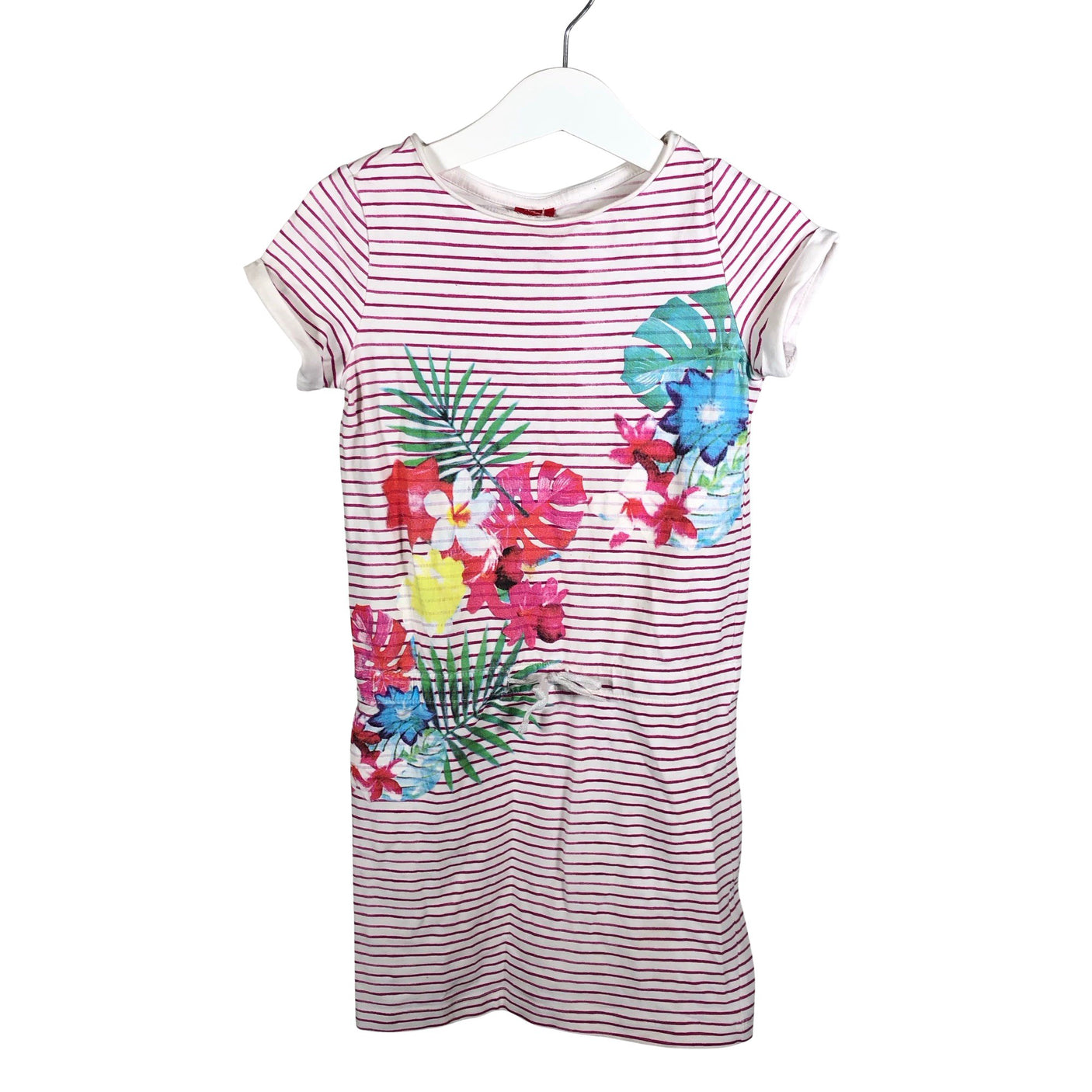 Unisex s.Oliver - Tricot dress, size 104 - 110 - Pink (1)
