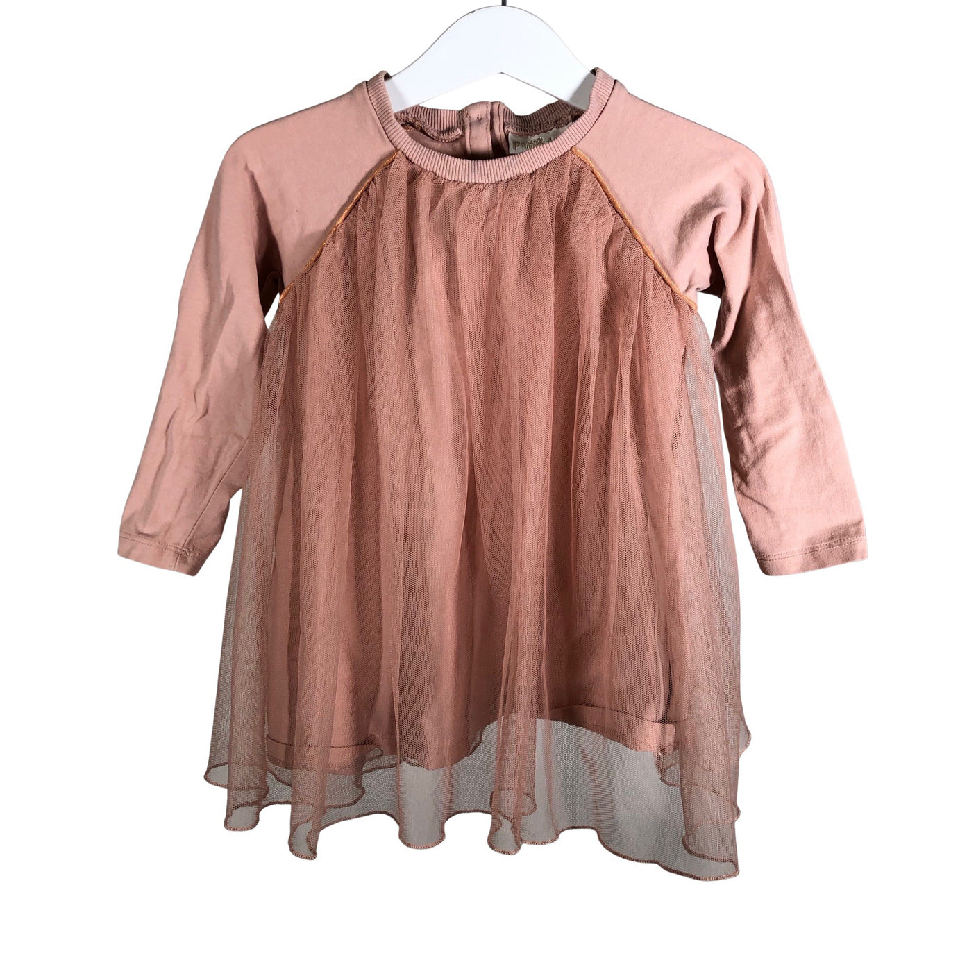 Unisex POMPdeLUX - Tricot shirt, size 74 - 80 - Light pink (1)