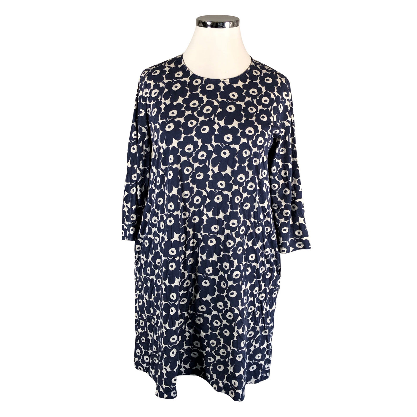 Unisex Marimekko - Tricot dress, size 42 - Blue (1)