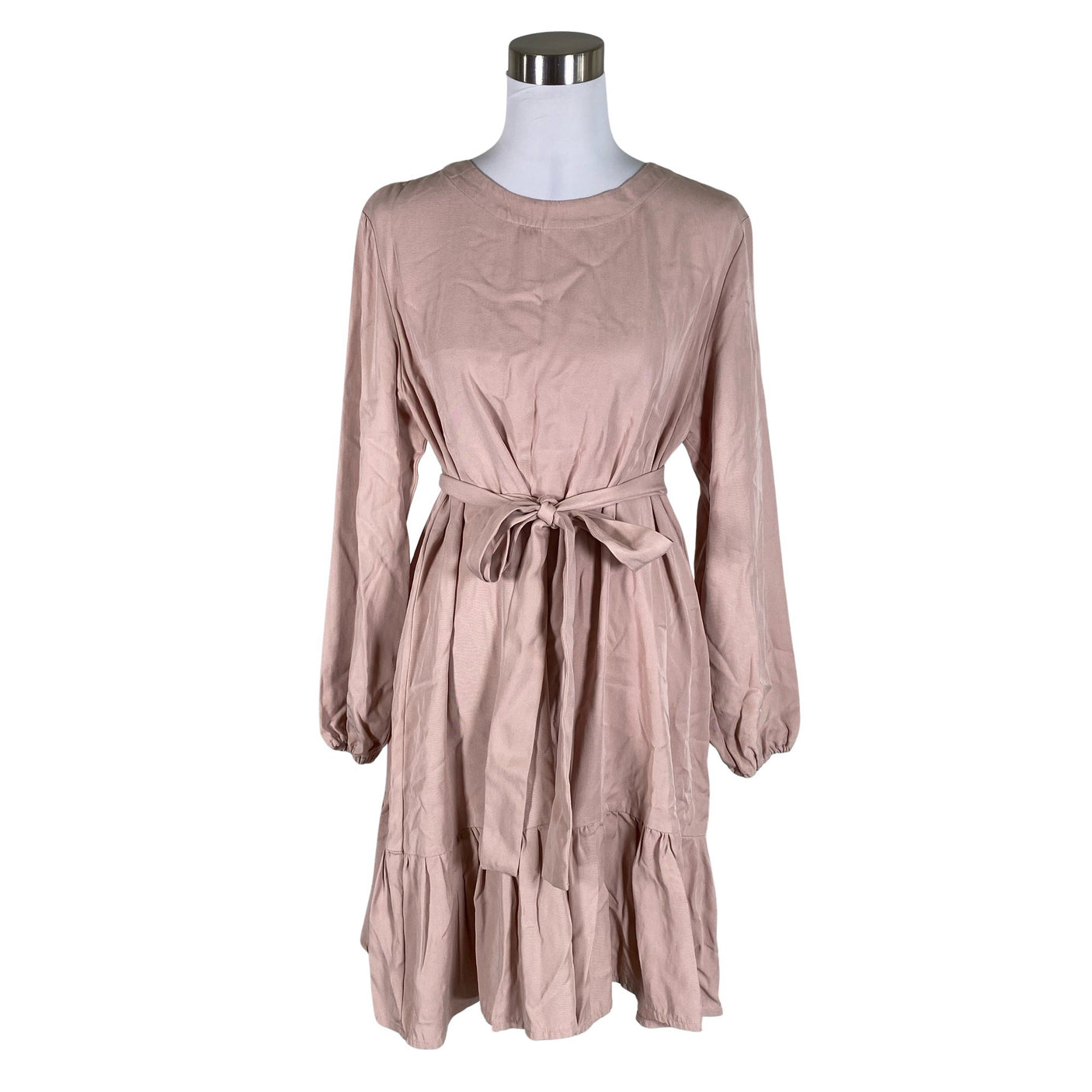 Unisex Gauhar - Schiffon dress, size 40 - Light pink (1)