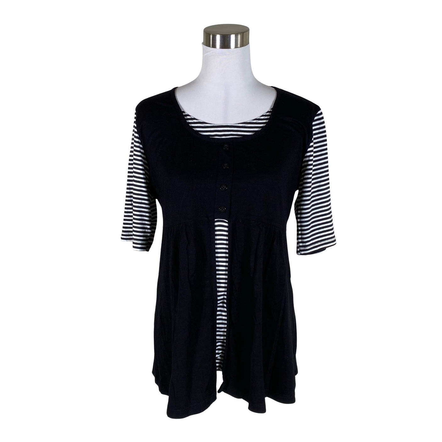Unisex Voglia - Tricot tunic, size 38 - Black (1)