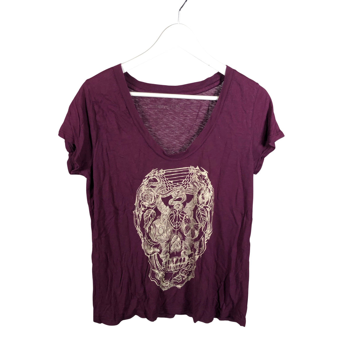 Unisex Zadig & Voltaire - T-shirt, size 38 - Violet (1)