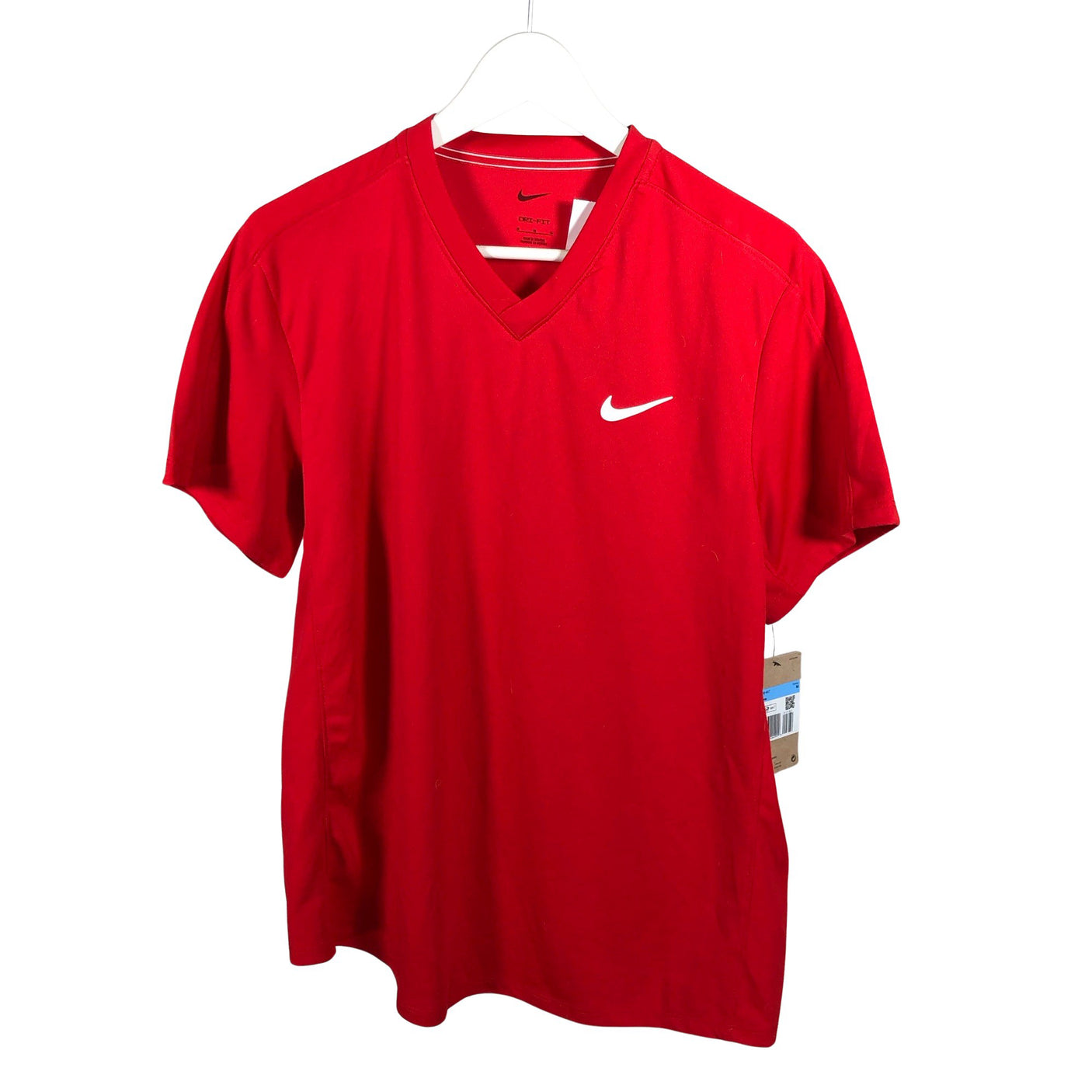 Unisex Nike - Sports shirt, short sleeve, size M - Red (1)