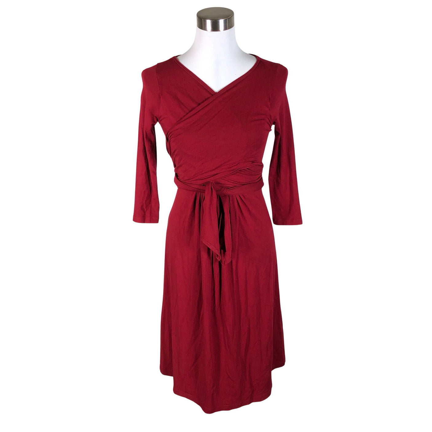 Unisex Isabella Oliver - Tricot dress, size 34 - Wine red (1)