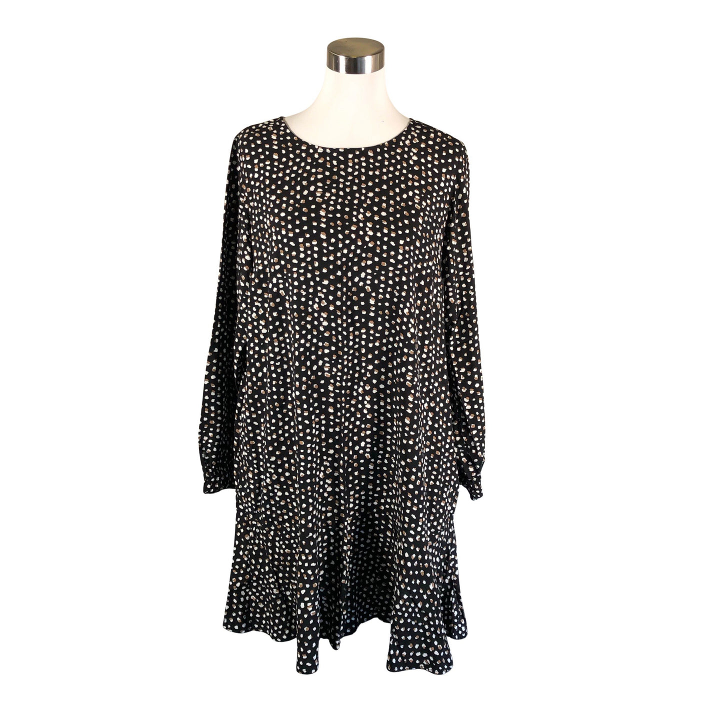 Unisex Nanso - Schiffon dress, size 38 - Black (1)