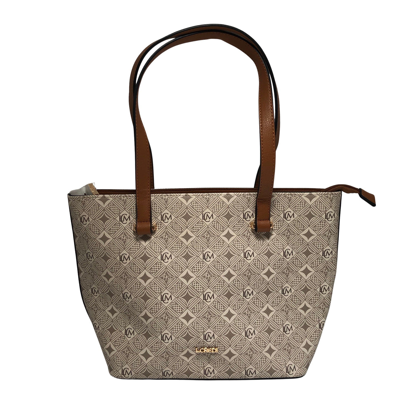 Unisex L.Credi - Handbag, size Midi - Beige (1)
