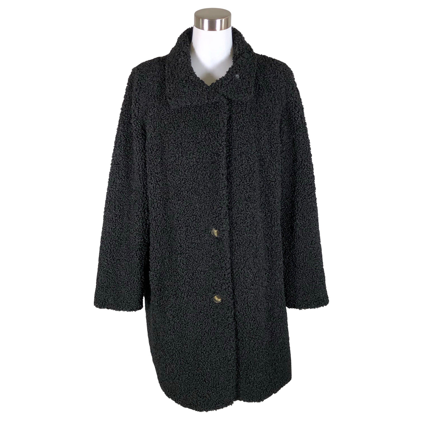Unisex Saki - Faux fur coat, size 40 - Black (1)