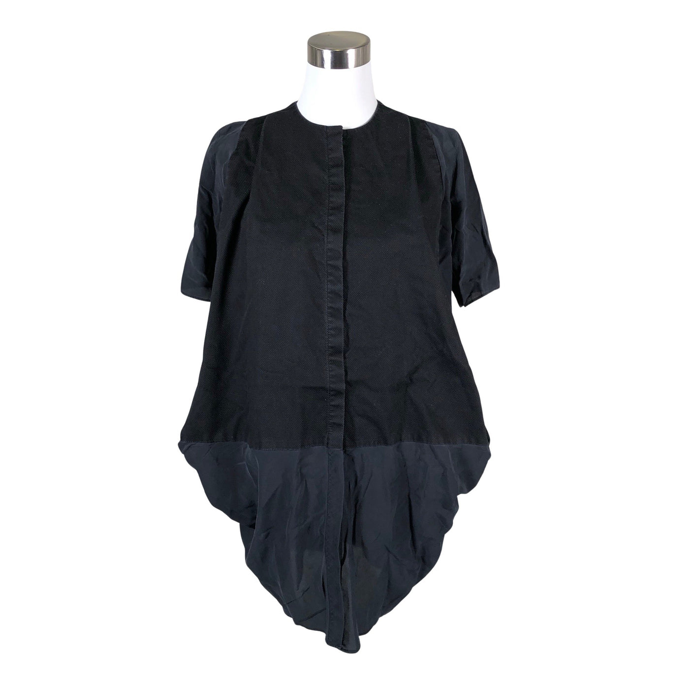 Unisex COS - Schiffon tunic, size 34 - Black (1)