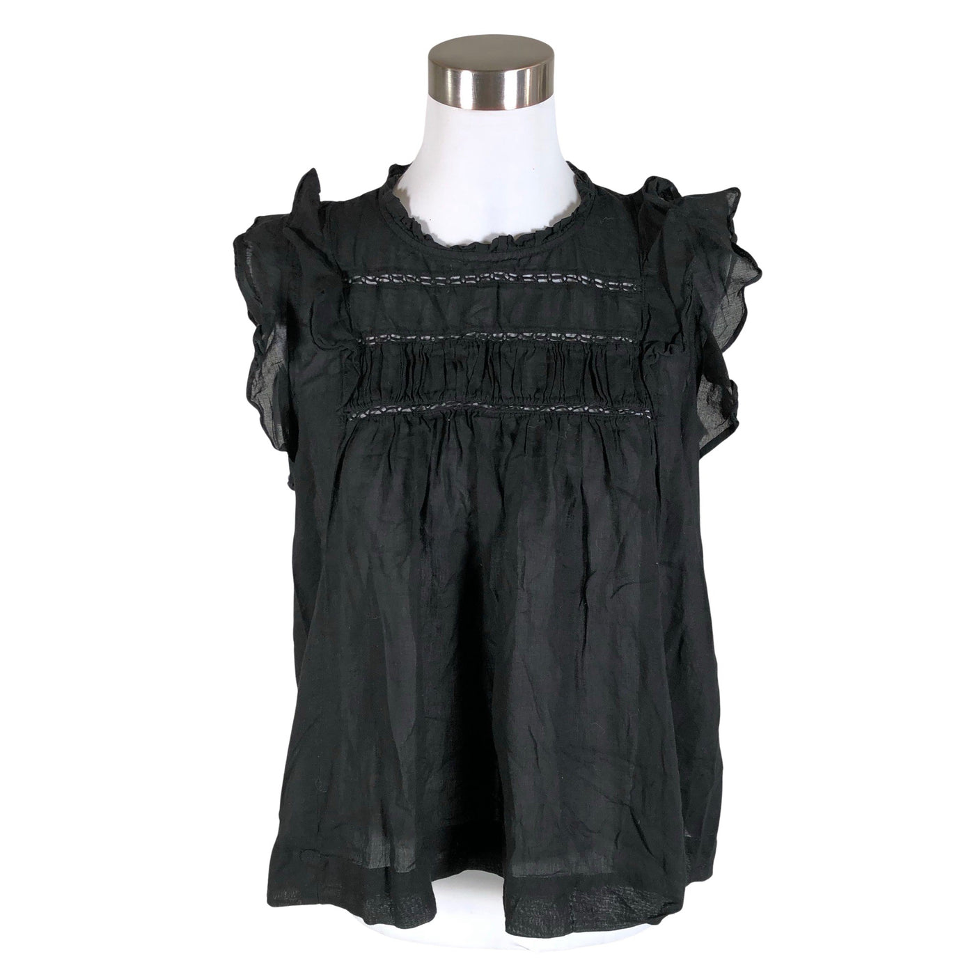 Unisex Neo Noir - Short-sleeved blouse, size 40 - Black (1)
