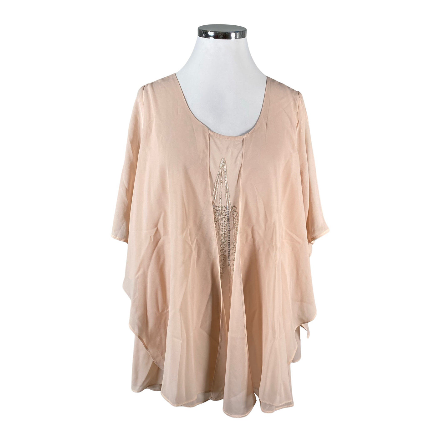 Unisex Denim 24/7 - Short-sleeved blouse, size 48 - Light pink (1)