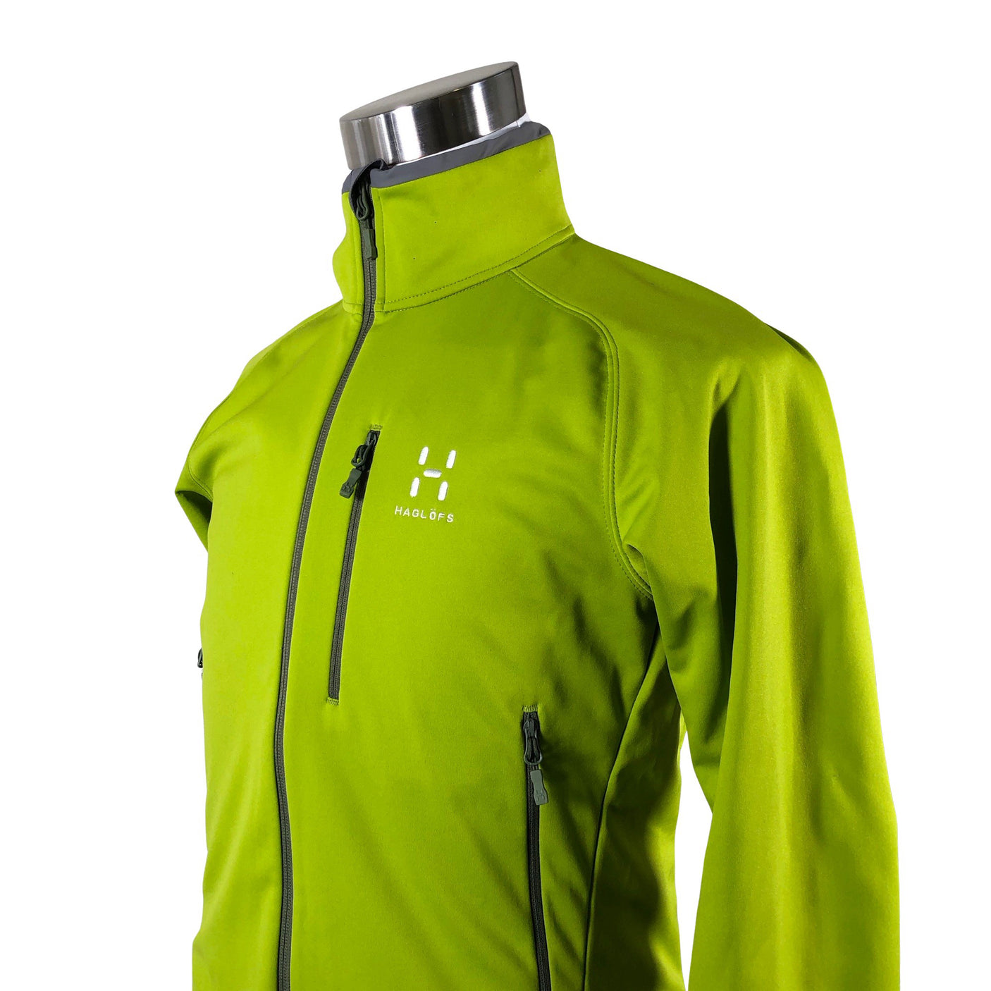 Unisex Haglöfs - Soft shell jacket, size S - Green (2)