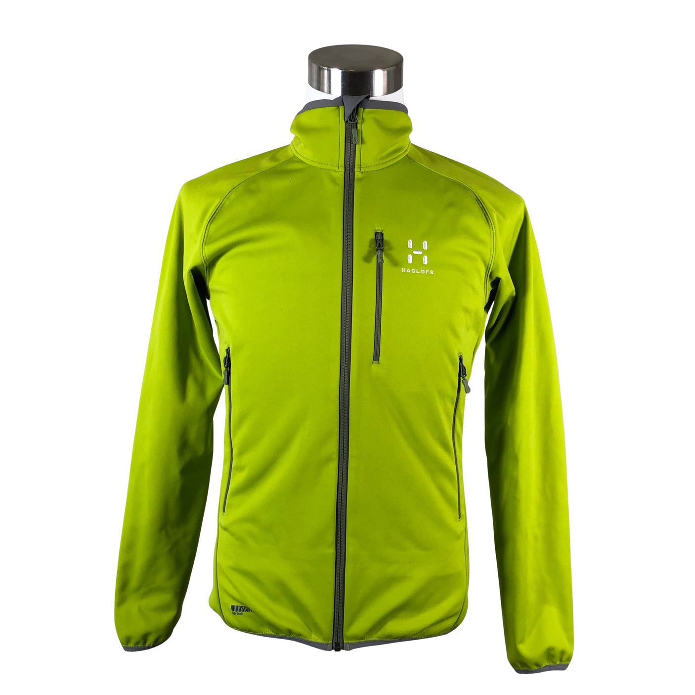 Unisex Haglöfs - Soft shell jacket, size S - Green (1)