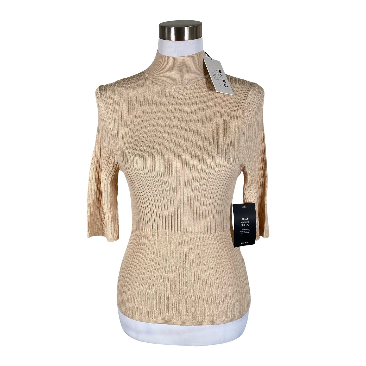 Unisex Na-KD - Sweater, size 38 - Beige (1)