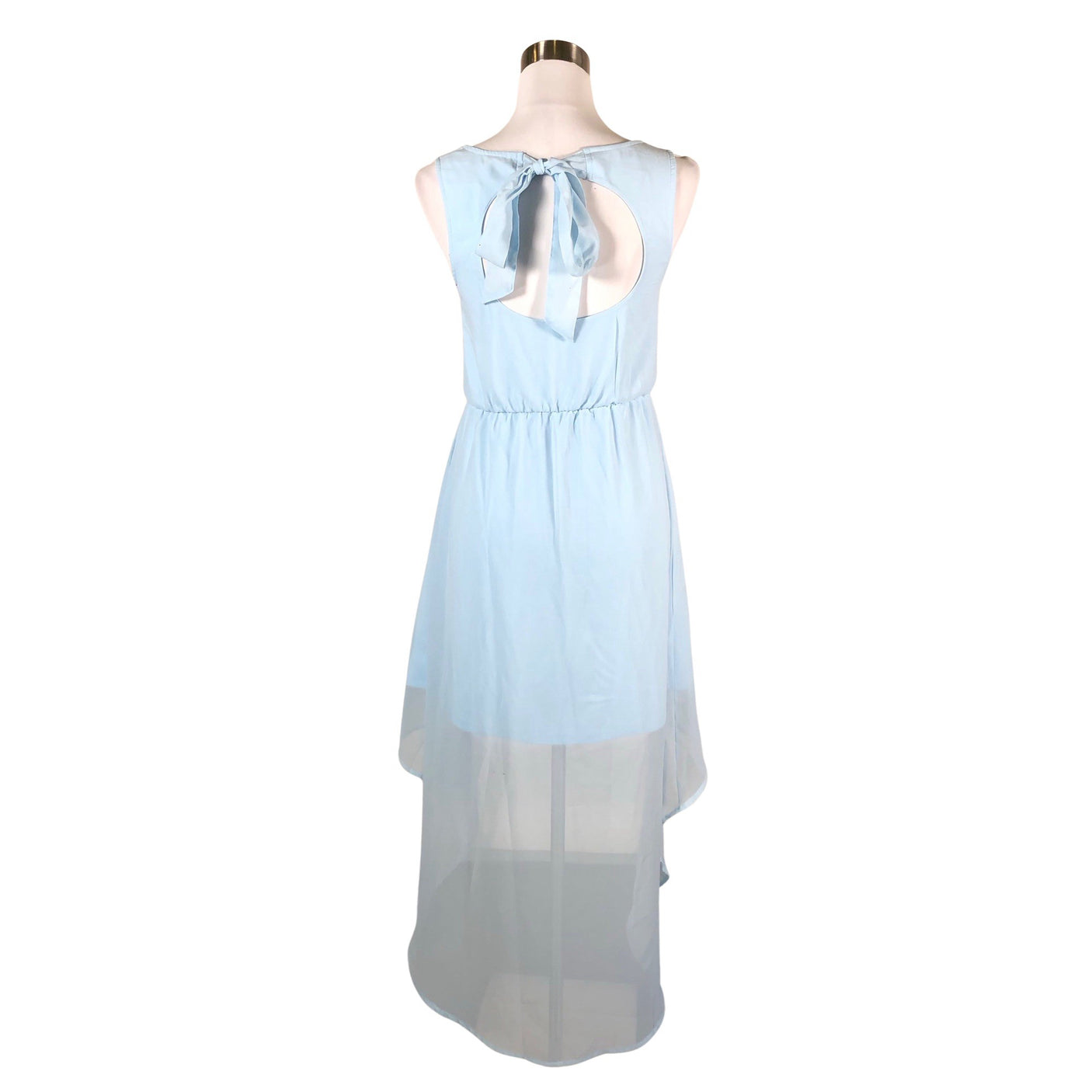 Unisex Model Behaviour - Schiffon dress, size 34 - Light blue (2)