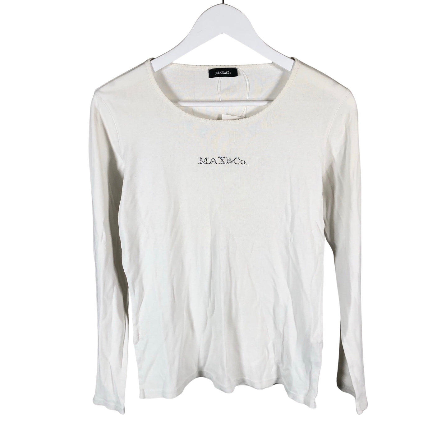 Unisex Max&Co - Tricot shirt, size 40 - White (1)