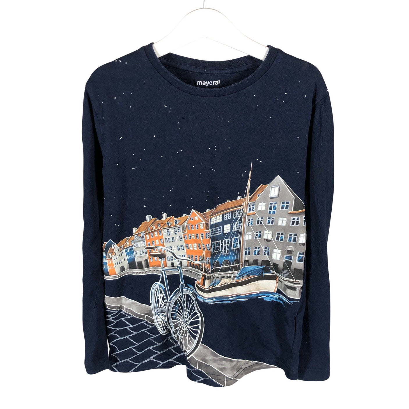 Unisex Mayoral - Tricot shirt, size 128 - 134 - Blue (1)