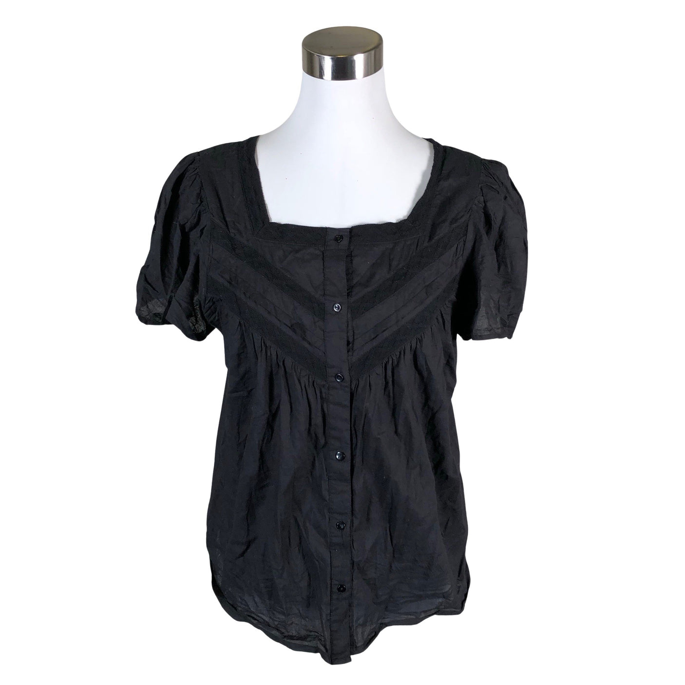 Unisex Soaked - Short-sleeved blouse, size 38 - Black (1)