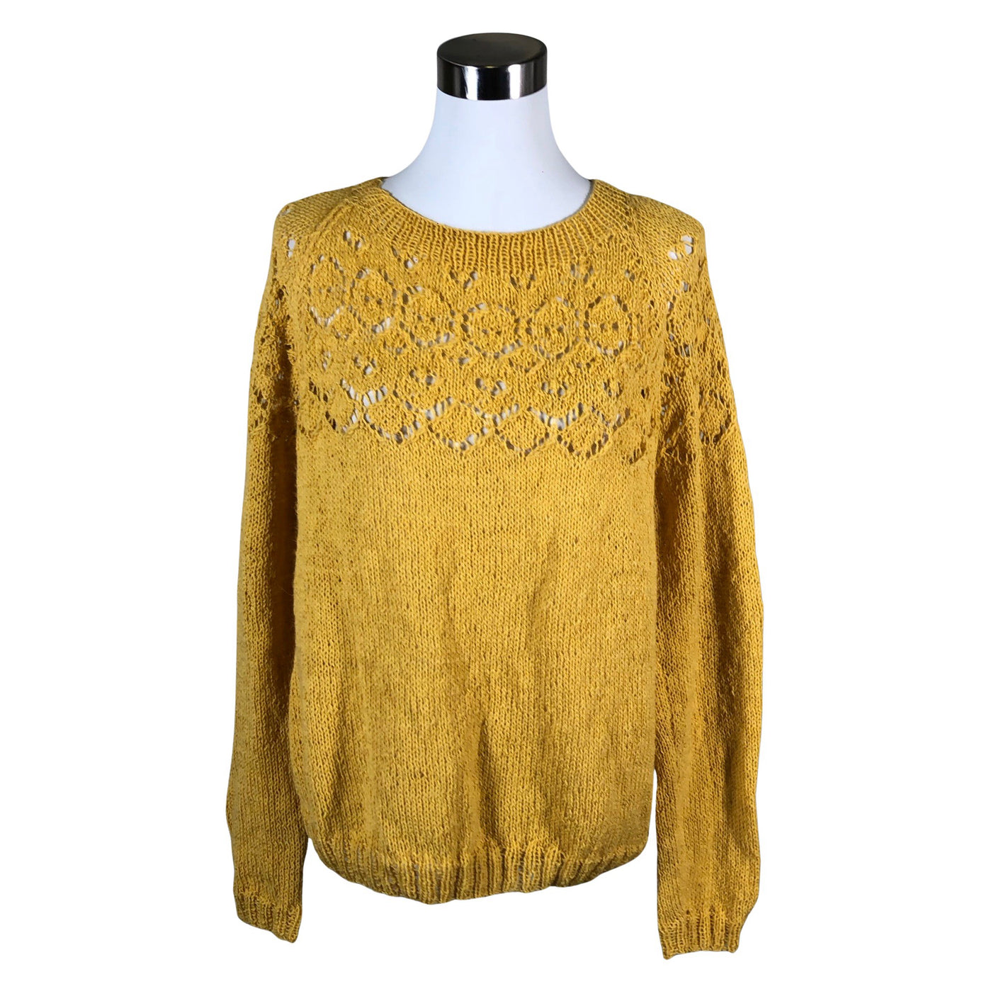 Unisex Handmade - Sweater, size 40 - Yellow (1)