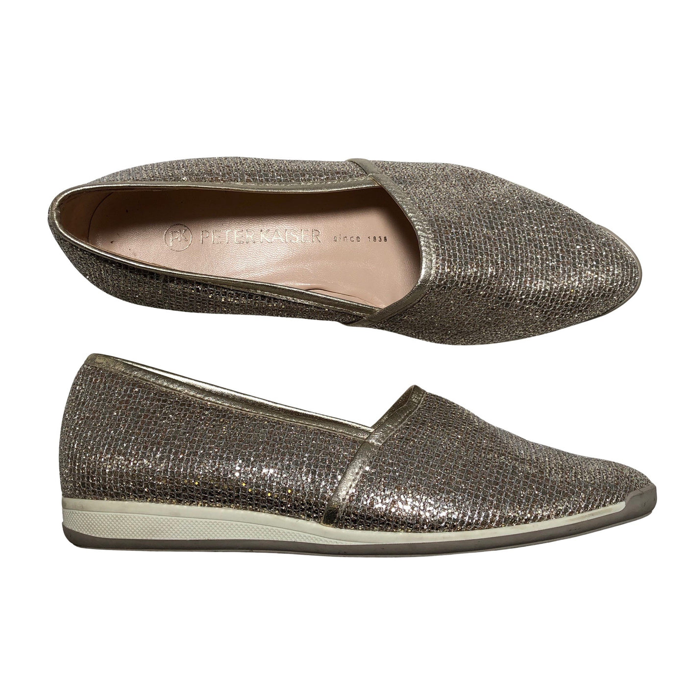 Unisex Peter Kaiser - Loafers, size 36 - Silver (1)