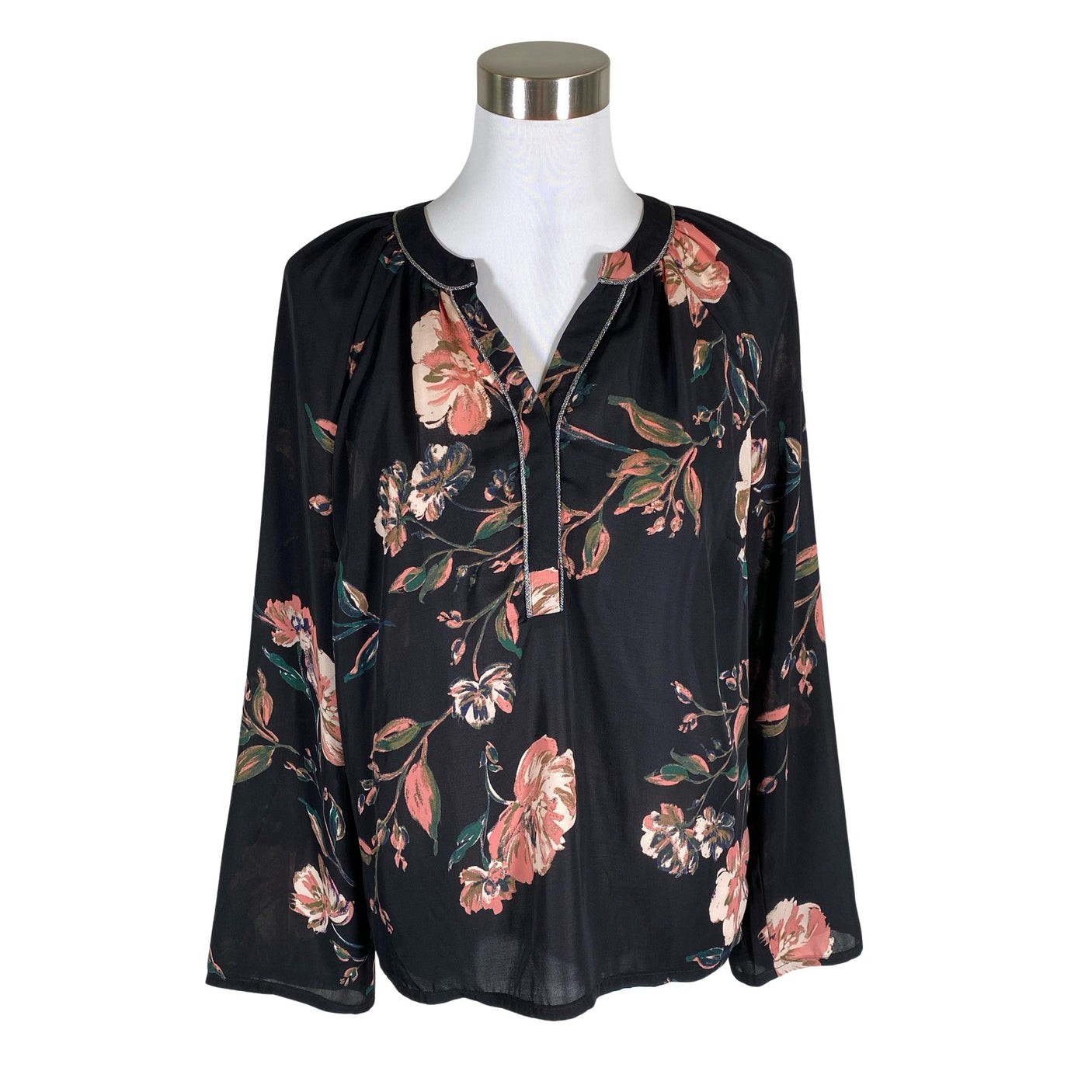 Unisex Saint Tropez - Blouse, size 36 - Black (1)