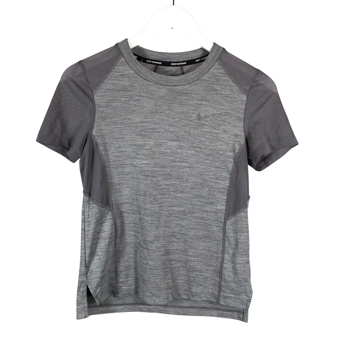 Unisex Nike - Sports shirt, short sleeve, size 34 - Gray (1)