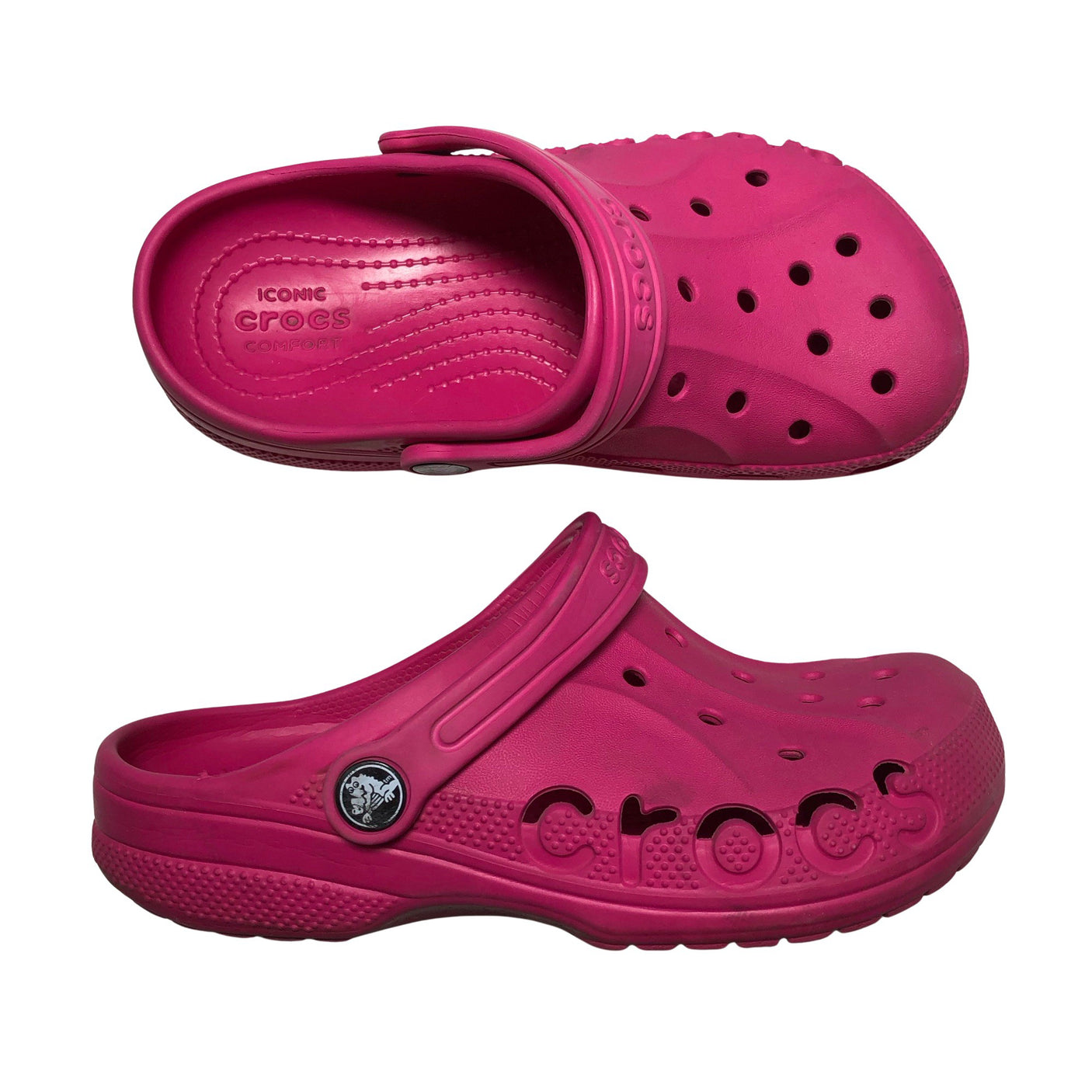 Unisex Crocs - Slip-on shoes, size 35 - Pink (1)