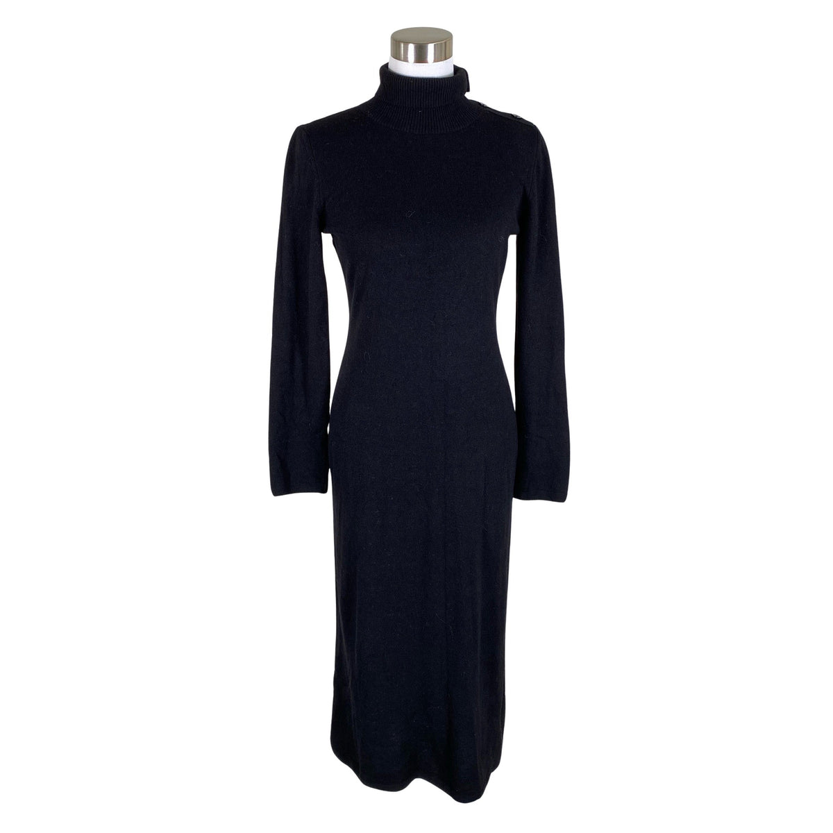 Unisex Benetton - Knit dress, size 36 - Black (1)