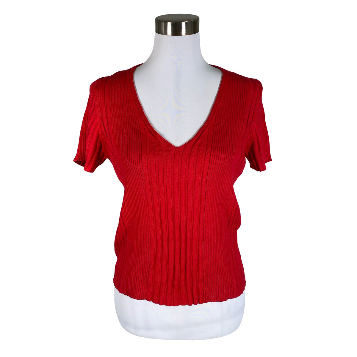 Unisex Benetton - Short-sleeved blouse, size 40 - Red (1)