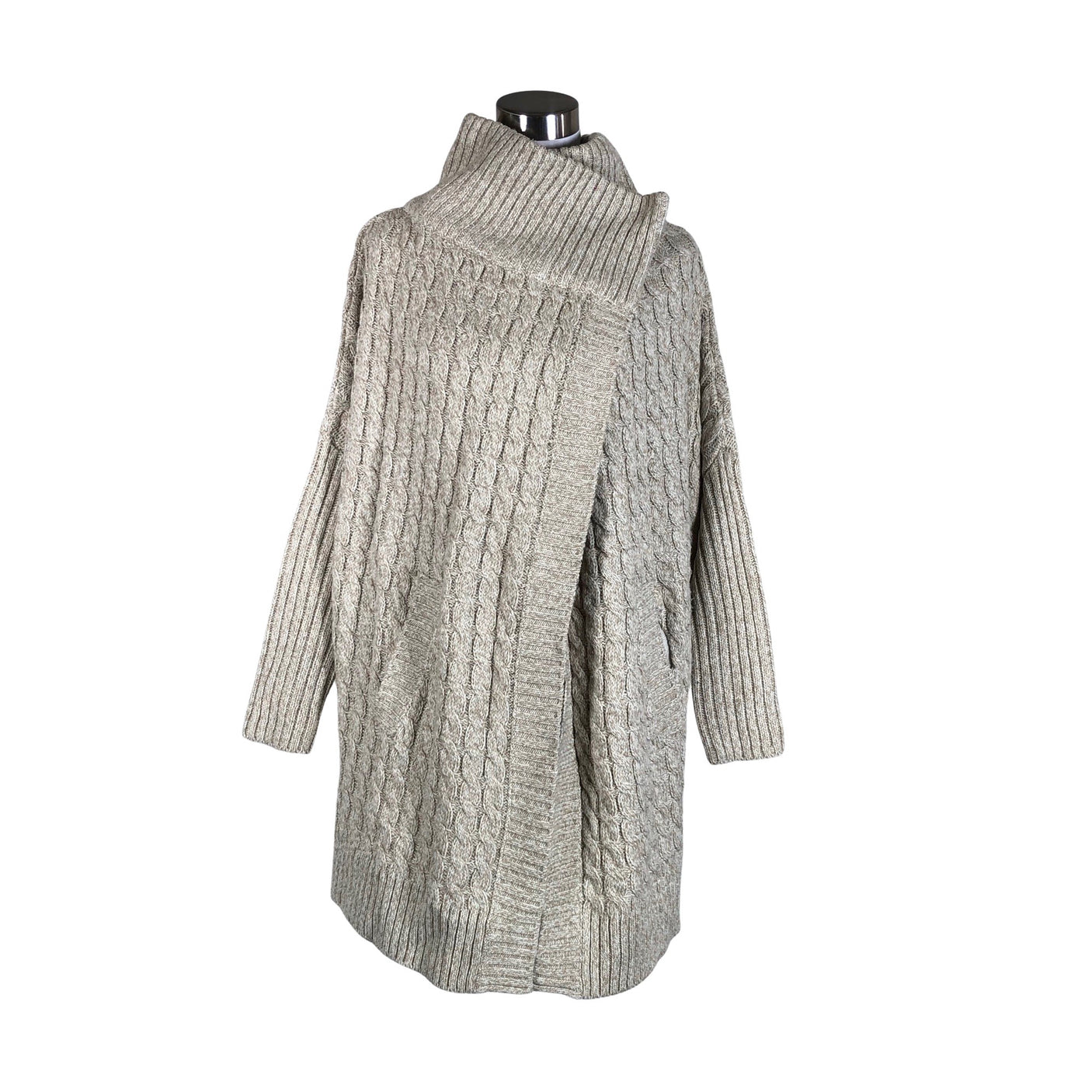 Unisex Qed London - Cardigan, size 40 - Beige (1)