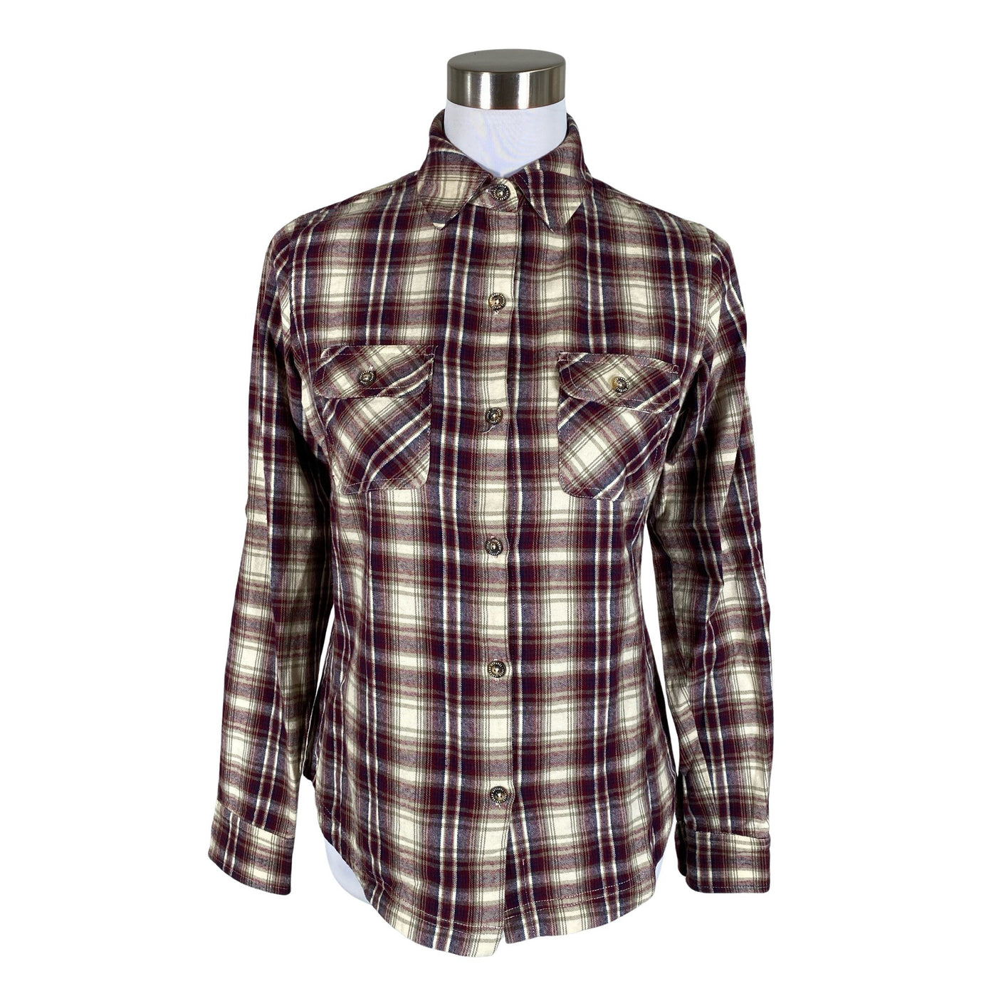 Unisex Ivalo - Flannel shirt, size 38 - Wine red (1)