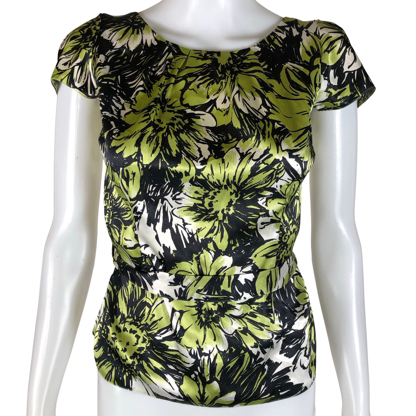 Unisex Debenhams - Short-sleeved blouse, size 36 - Green (1)