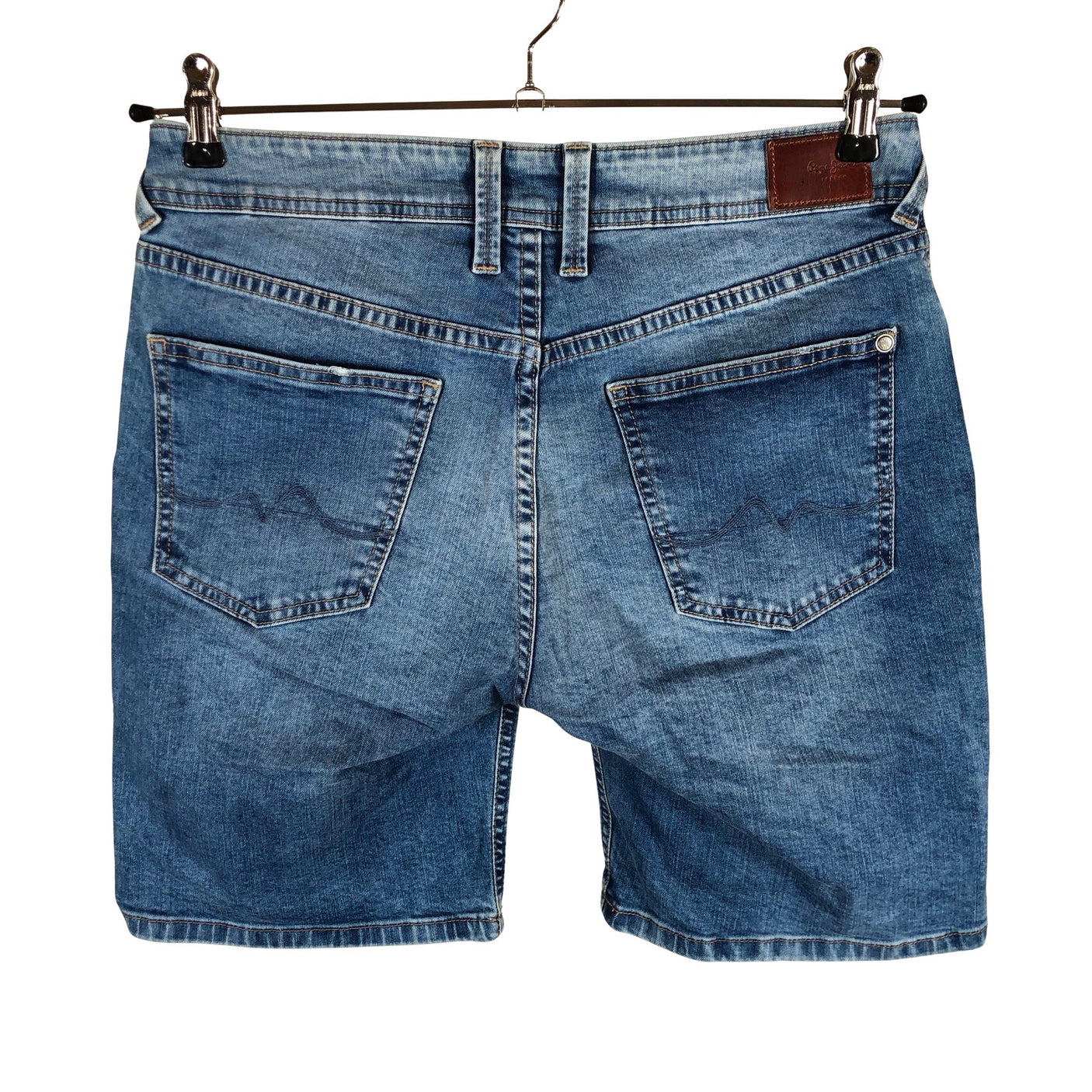Unisex Pepe Jeans - Denim shorts, size W28 - Blue (2)