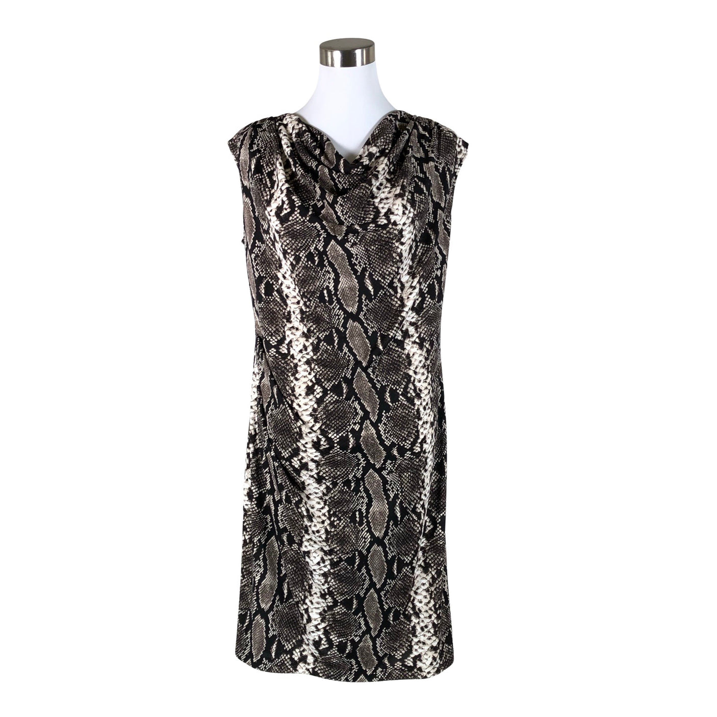 Unisex Jones New York - Tricot dress, size 40 - Brown (1)