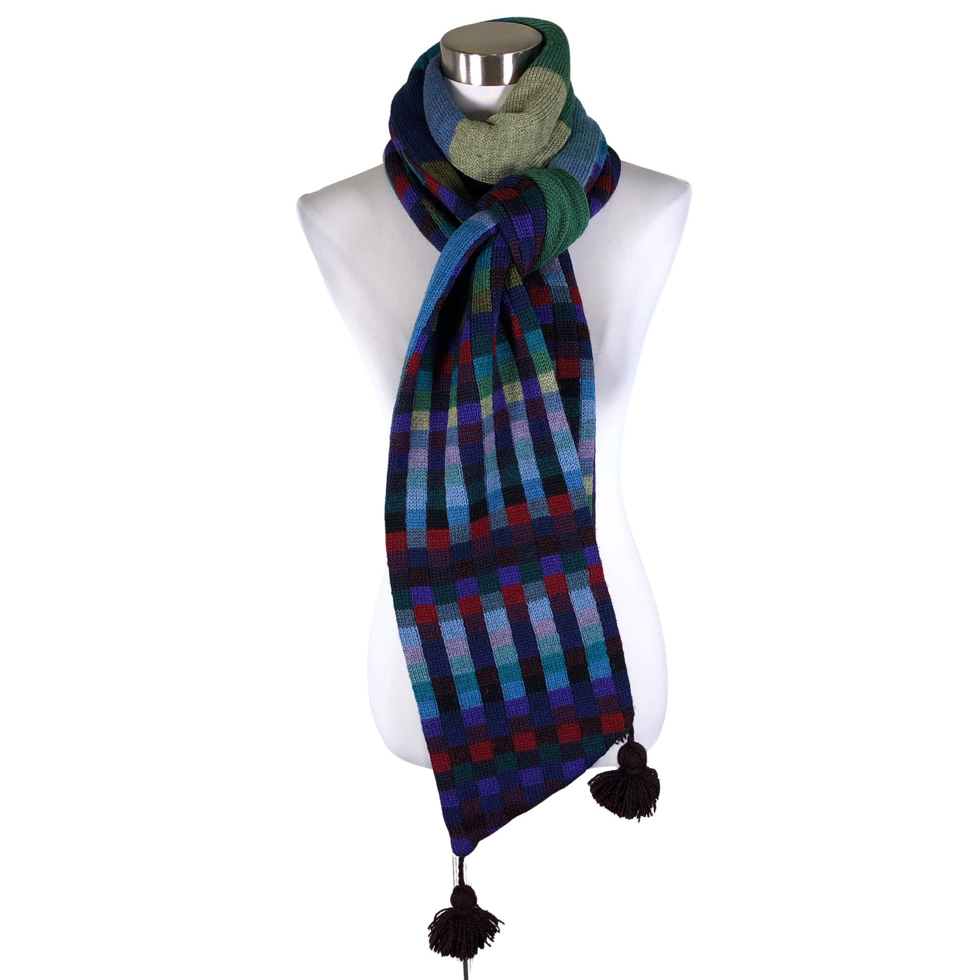 Unisex Handmade - Scarf, size Maxi - Blue (1)