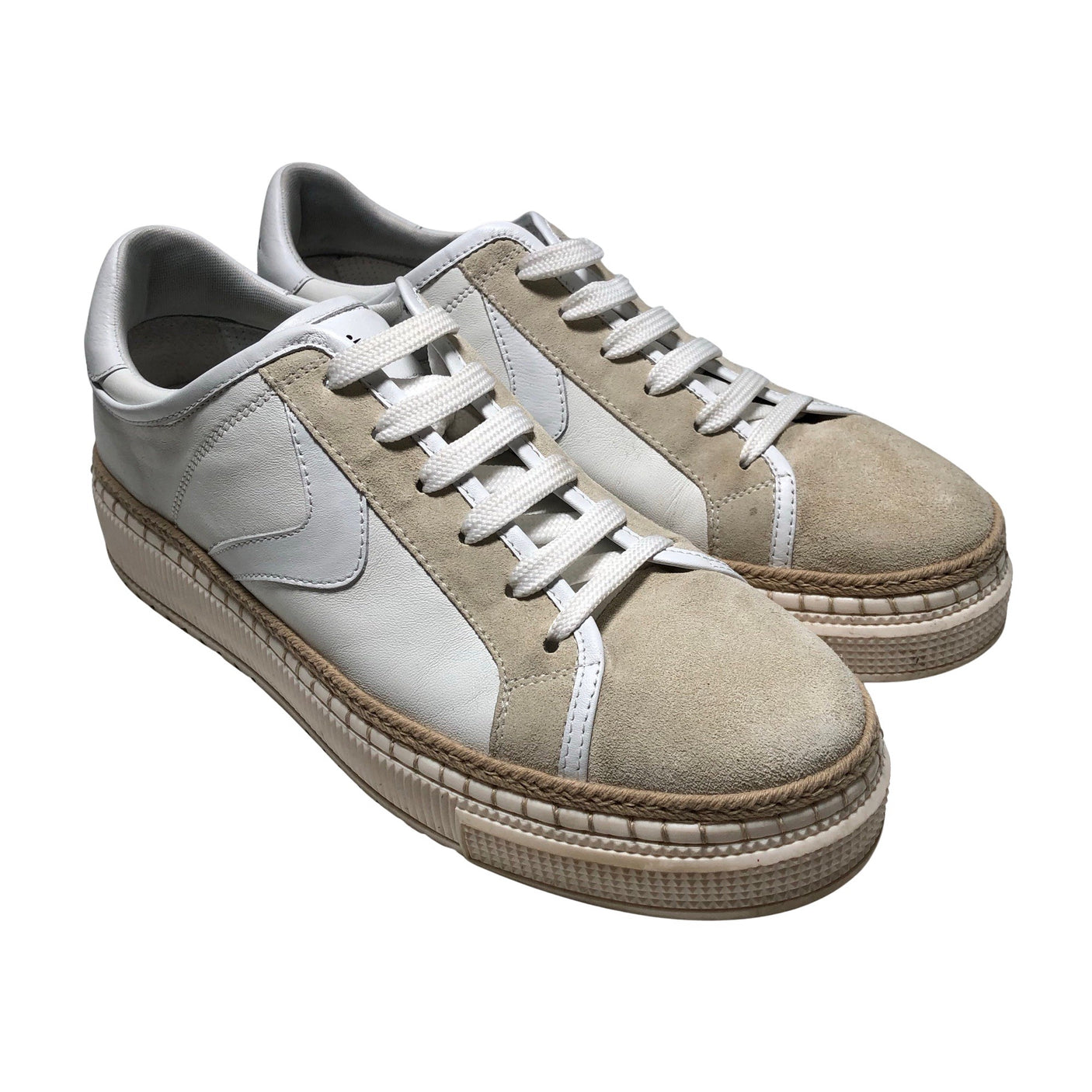 Unisex Voile Blanche - Casual sneakers, size 41 - Natural white (3)