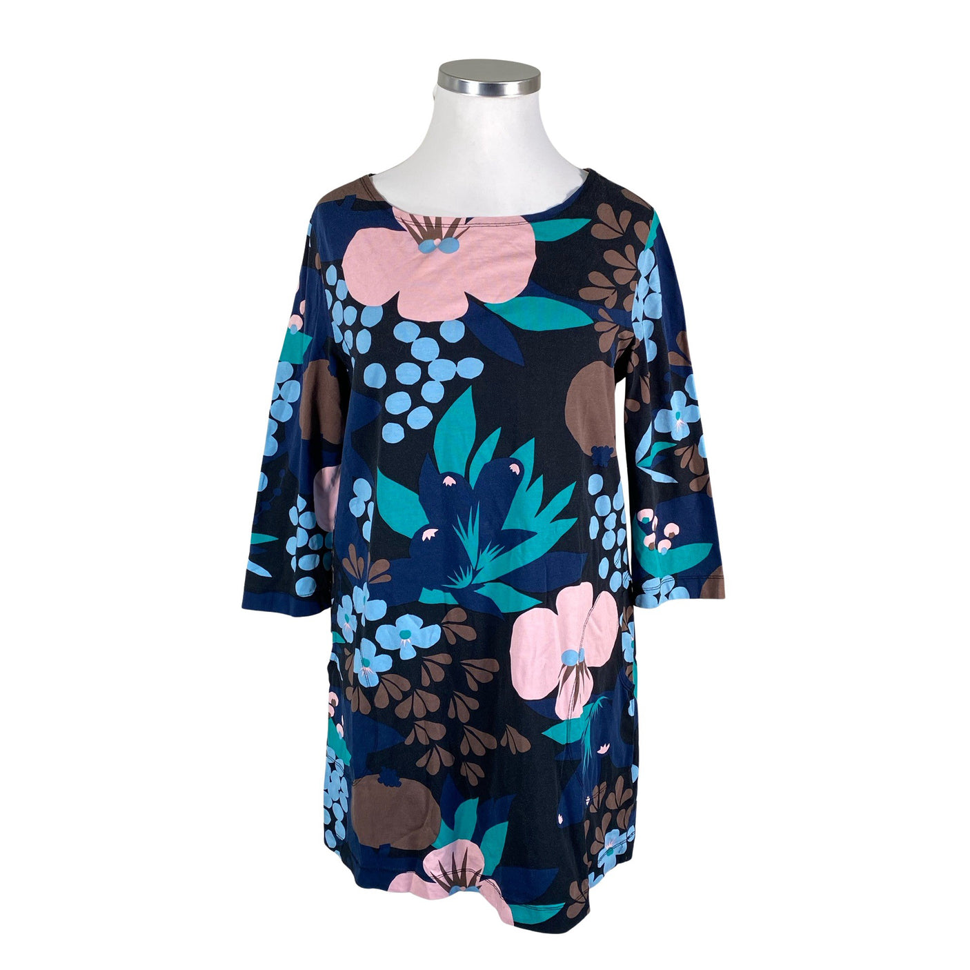 Unisex Marimekko - Tricot dress, size 42 - Blue (1)