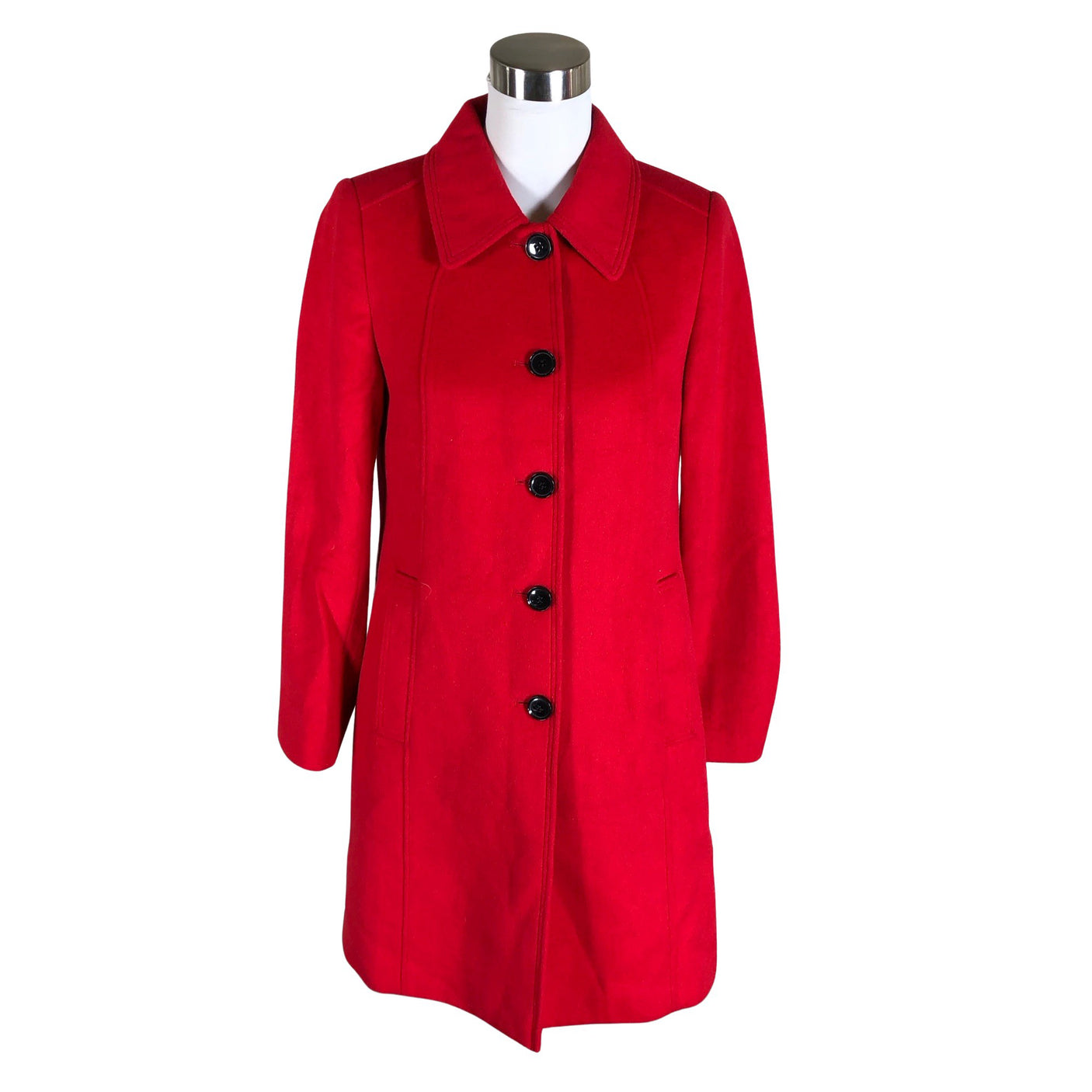 Unisex Jaeger - Wool coat, size 38 - Red (1)