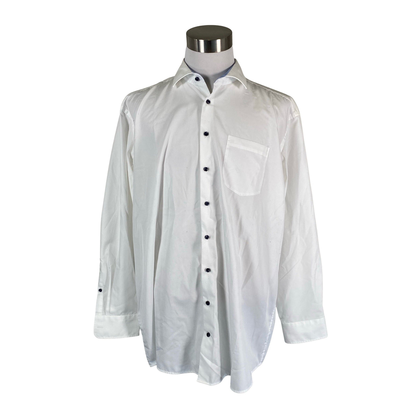 Unisex Seidensticker - Collared shirt, size XXL - White (1)